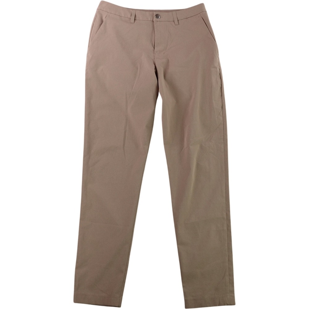 Lululemon ABC Trouser Pants Mens 31 Tan Khaki Stretch Commuter Golf LM5AY0S